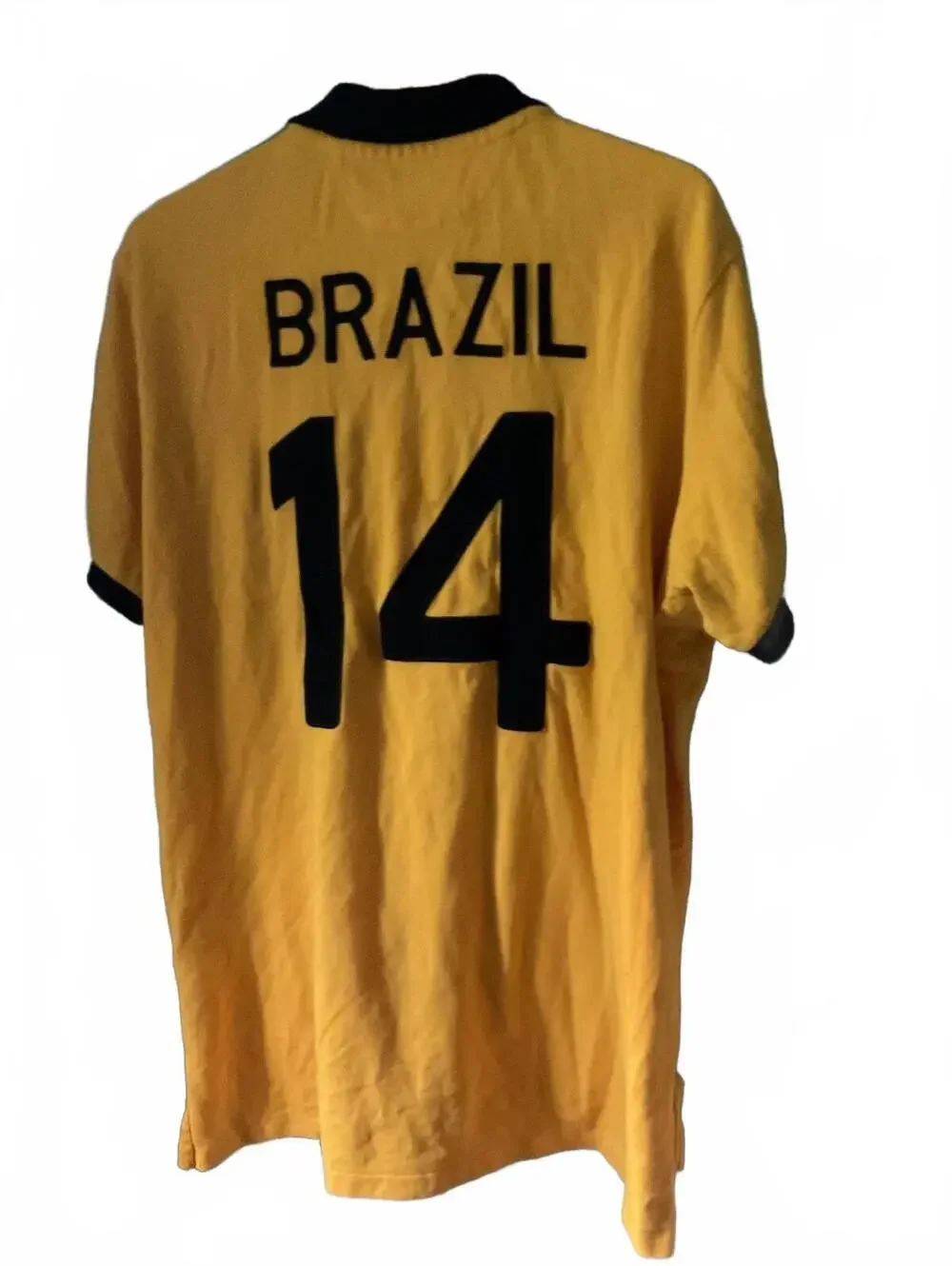 Polo Ralph Lauren Brazil Yellow Polo Shirt Custom Fit XL